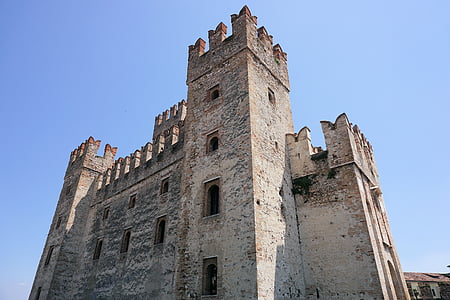 Schloss, Schloss Burg, Ritterburg, im Mittelalter, Wand, Festung, Italien