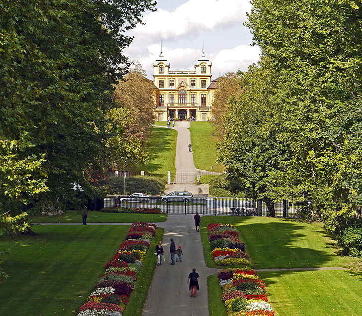 Ludwigsburg Tyskland, indgået favorit, jagthytte, Baden württemberg, Park, blühendes barok, Castle