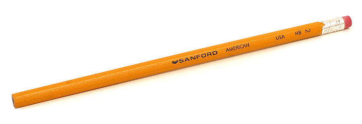 ceruzka, pero, písať, nové, kancelárske potreby, Nástroj merania, biele pozadie