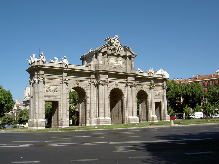 España, arquitectura, edificio, punto de referencia, Monumento, Madrid, lugar famoso