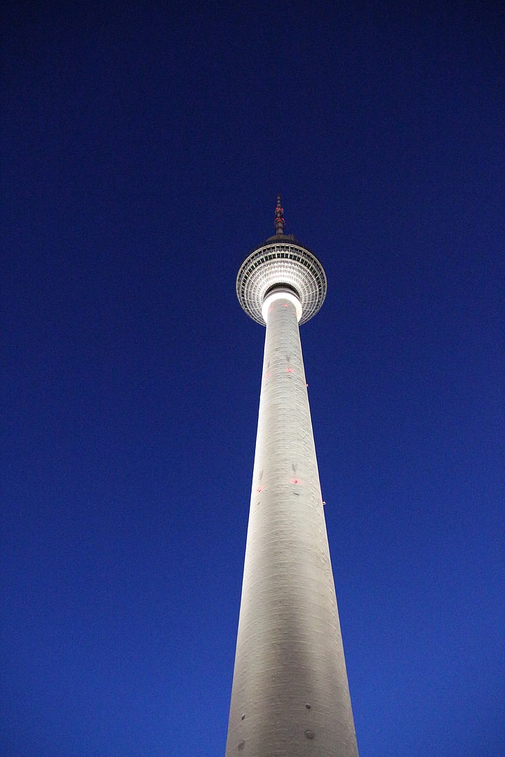Menara TV, Berlin, tempat-tempat menarik, Alexanderplatz, Landmark, Alex, modal