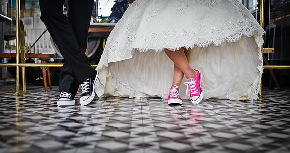 Svadobný, zať, manželstvo, svadba, topánky, nízke časť, ľudská noha