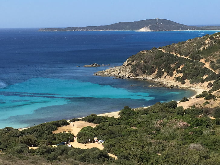 Sardinië, zee, zomer, Costa, vakantie