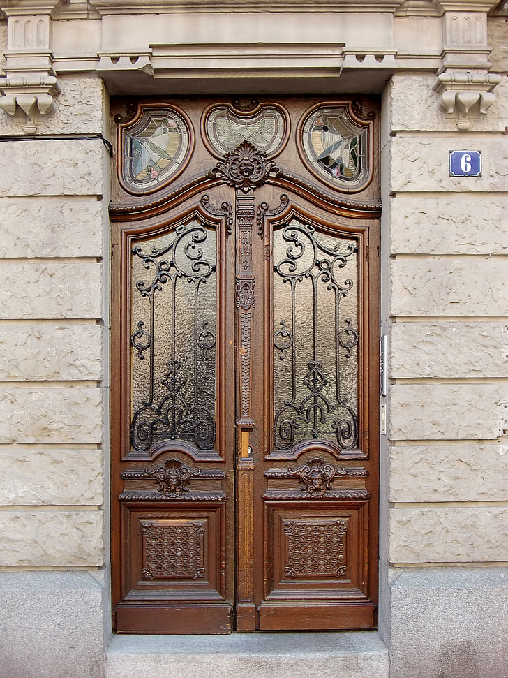 porta, entrada, entrada da casa, velho, porta velha, madeira, intervalo de entrada