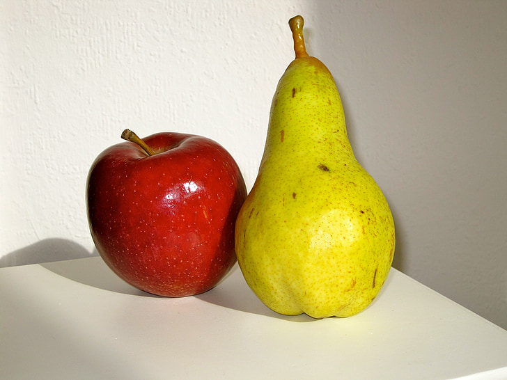 Натюрморт, яблоко, Груша, фрукты, питание, свежий, здоровые