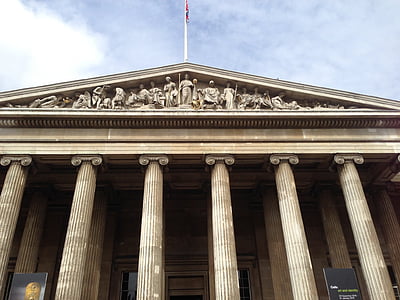 Verenigd Koninkrijk, British museum, Museum, Britse, het platform, Londen, Landmark
