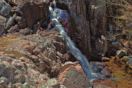 cascada, naturaleza, paisaje, Río, agua, roca, piedra
