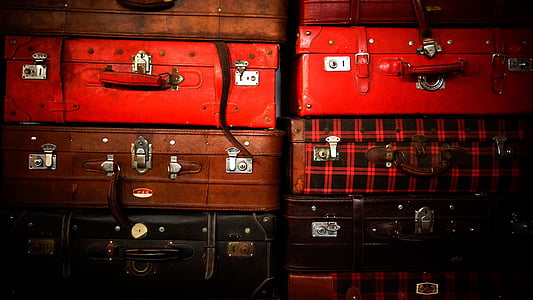 vano bagagli, vecchia di shanghai, nostalgia, cose vecchie, rosso, vigile del fuoco, Autopompa antincendio