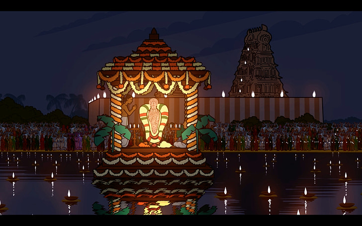 Swami, templom, India