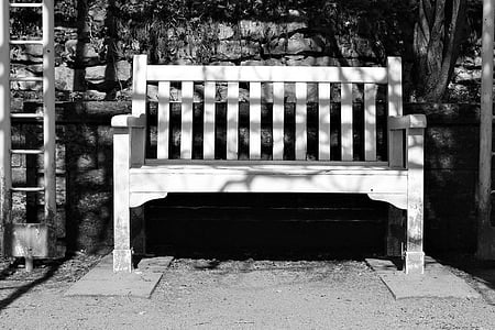 Bank, Park, ławce w parku, drewno, przerwa, Meble do siedzenia, Słońce