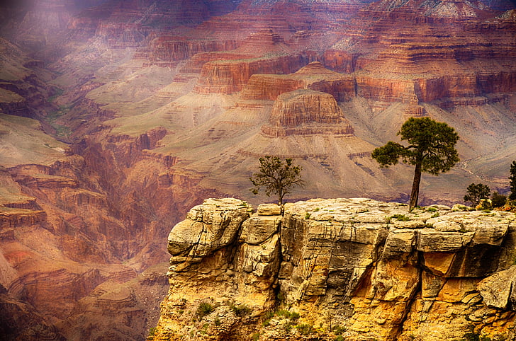 Гранд каньон, САЩ, празник, Аризона, Национален парк, рок - обект, скално образувание