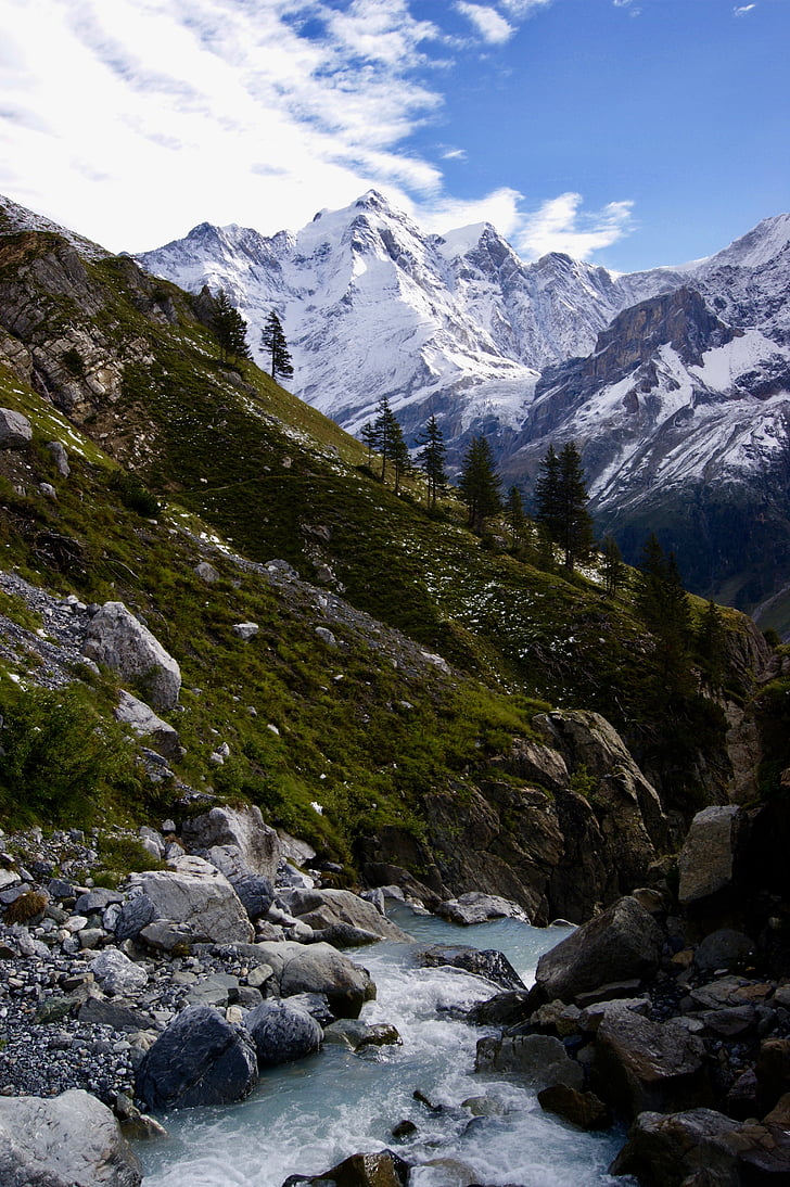 Sveitsi, vuoret, Mountain, Luonto, luonnollinen, lumi, Bern