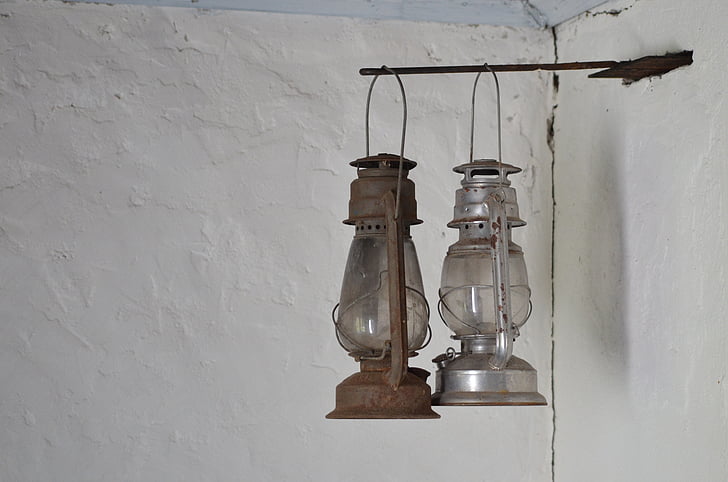 oil, lantern, old