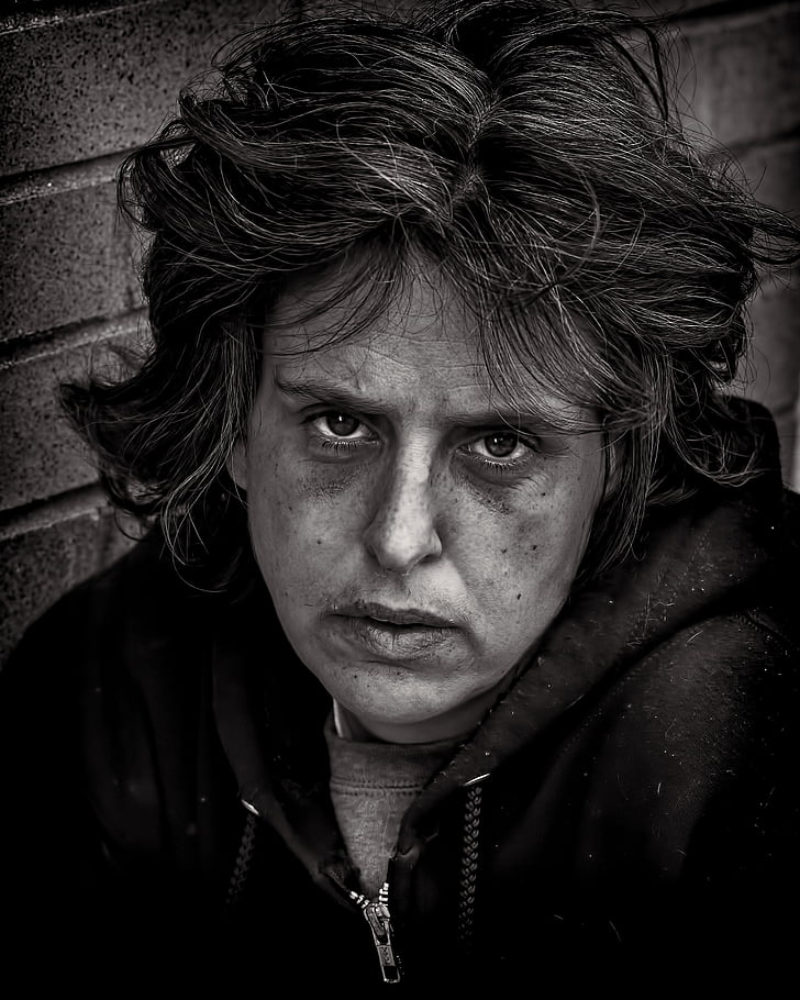 people, homeless, woman, street, poverty, life, person