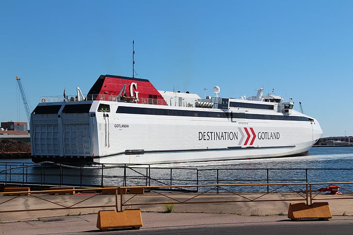 ferry de Gotland, Gotland, été