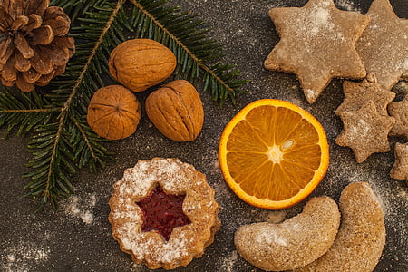 cookie-ul, cookie-uri, mici prăjituri, se coace, produse de patiserie, Crăciun, apariţia