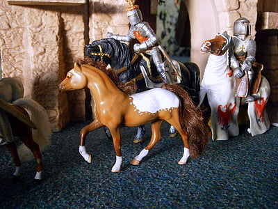 toys, play, middle ages, build, scene, conquest, fight