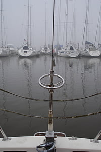 haven, poort, zeilen, Bretagne, Frankrijk, boot