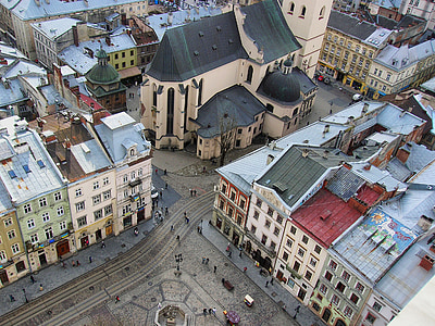 Lemberg, Stadt, die Stadt von lviv, Ukraine, Tourismus, Sehenswürdigkeiten, Dach