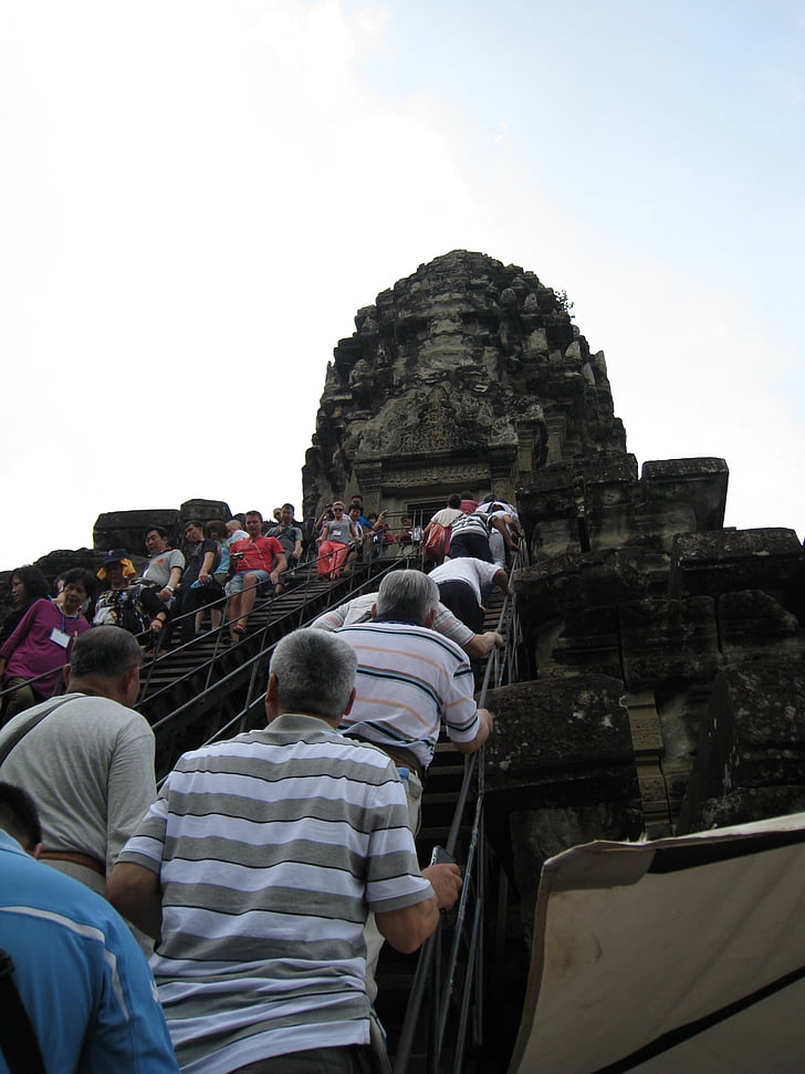 Kamboja, Wu di angkor wat, tangga
