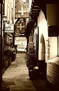 ville, Shrewsbury, Shropshire, l’Angleterre, vieux, architecture, ville