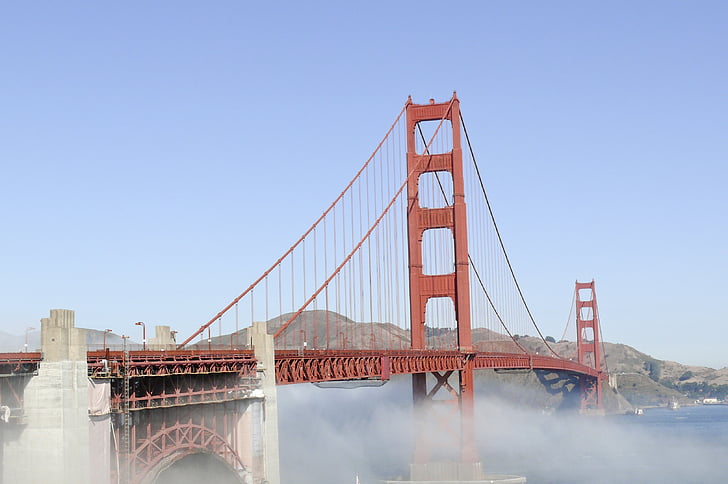 most Golden gate, Most, San francisco, Kalifornie, Zlatá brána, zajímavá místa, Amerika