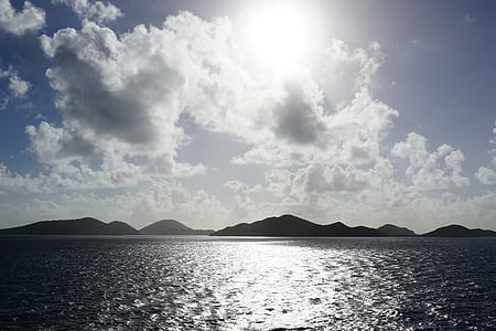Британські Віргінські острови, за кордоном, Острів, море, небо, літо, подорожі