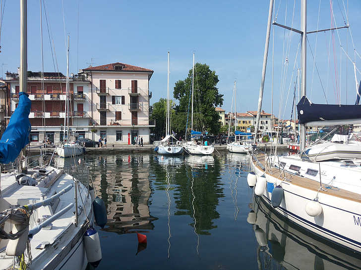 Grado, Middelhavet, Italia, båter, port, vann