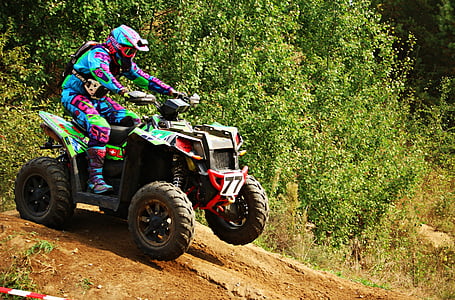 Motocross, Enduro, cuádruple, ATV, Paseo de Motocross, carrera, moto deporte