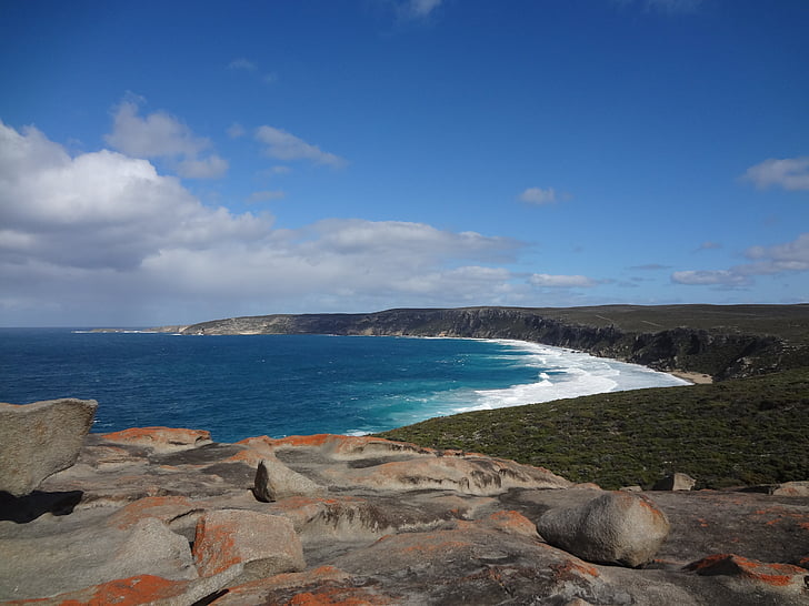 Sør-australia, Kangaroo island, sjøen, himmelen, Australia, turisme, natur
