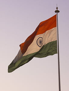 Hindistan, Hindistan bayrağı, bayrak, Hindistan bayrağı, ulusal bayrak, ülke, Cumhuriyet Bayramı