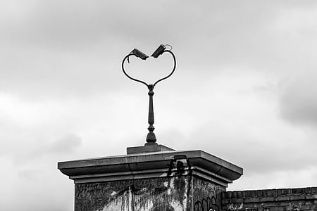 Kärlek, hjärtat, London, tillsammans, gatukonst, konst, England