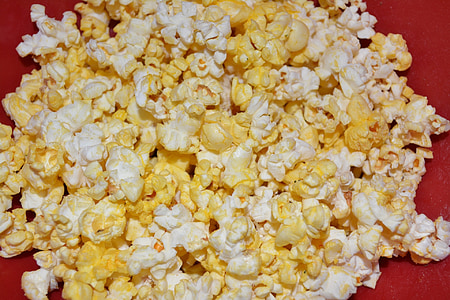 popcorn, spuntino, cibo, gustoso, delizia, film, cinema