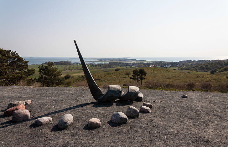 Hiddensee, Mar Baltico, arte, scultura