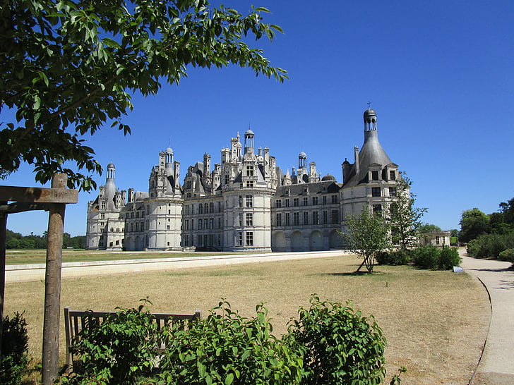 Frankrike, Chambord, slottet, arkitektur, berømte place, historie