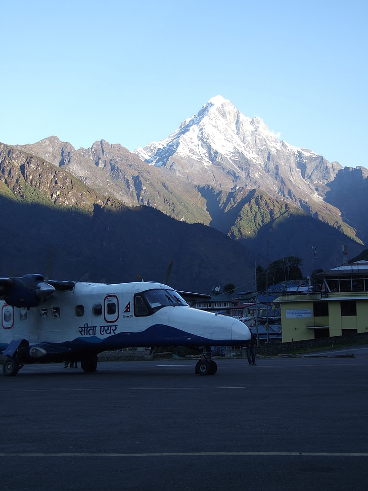 Flugzeug, Himalaya, Trekking