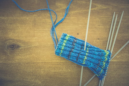 handmade, knit, knitting, thread, yarn