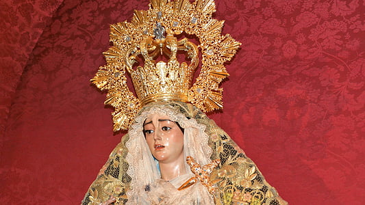 изображение, Вера, девственница, Статуя, Церковь, Религия