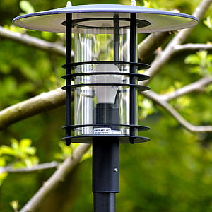 lampe extérieur, lampe de jardin, lumière, lanterne, lampe en métal, décoration, décoration de jardin