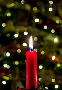 sveča božič, božič, sveča, božič, sezonske, božično drevo, dekoracija