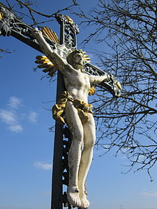 кръст, Исус, Wayside кръст, вяра, религия, метален кръст, традицията