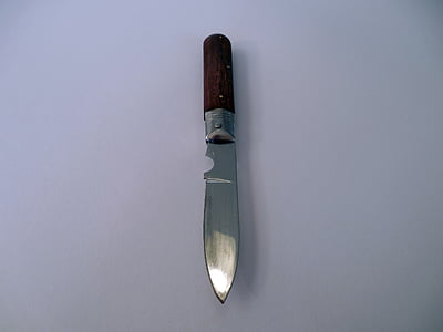 knife, pocket knife, blade, sharp, metal, cut, tool