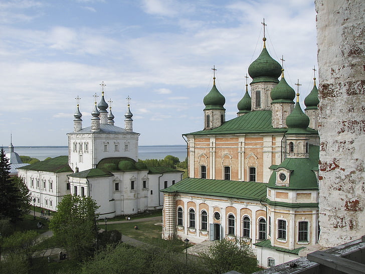 Oroszország, ókor, építészet, város, Pereslavl, templom, RUS