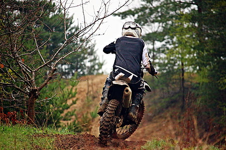 Enduro, Dirtbike, Motocross, athlètes, course de motocross, motocycliste, Motorsport