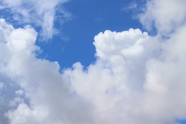 pemandangan, awan, langit biru