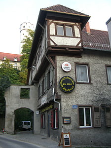 Ravensburg, Centre ville, Moyen-Age, poutrelle, architecture, rue