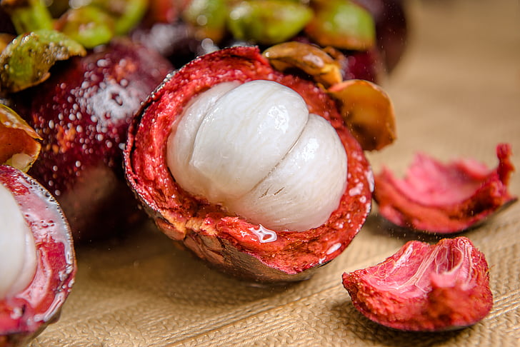mangosteen, fruit, fruit photo, food, food and drink, no people, indoors