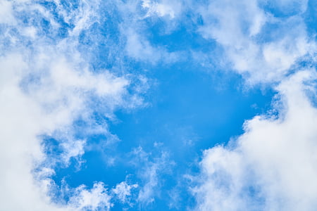 modrá, oblaky, Cloud, letné, biela, Príroda, neuveriteľné
