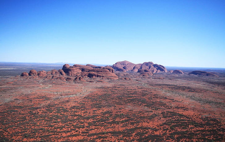 Olgas, a Kata tjuta, táj, Outback, sivatag, északi terület, Ausztrália