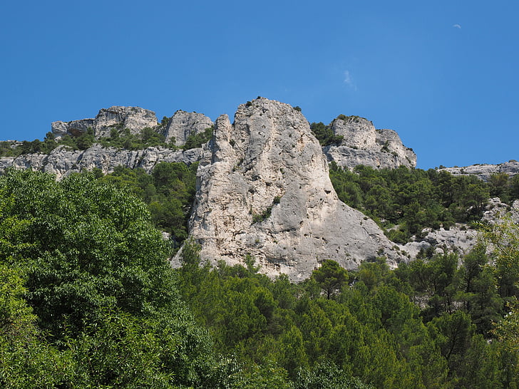 zona carsica, Carso, roccia, Francia, Provenza, Fontaine-de-vaucluse, natura